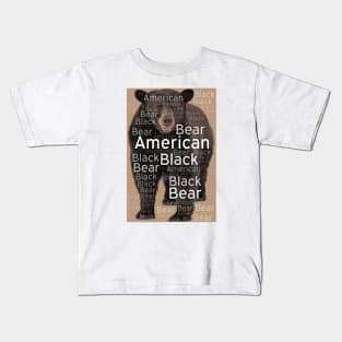 American Black Bear Kids T-Shirt